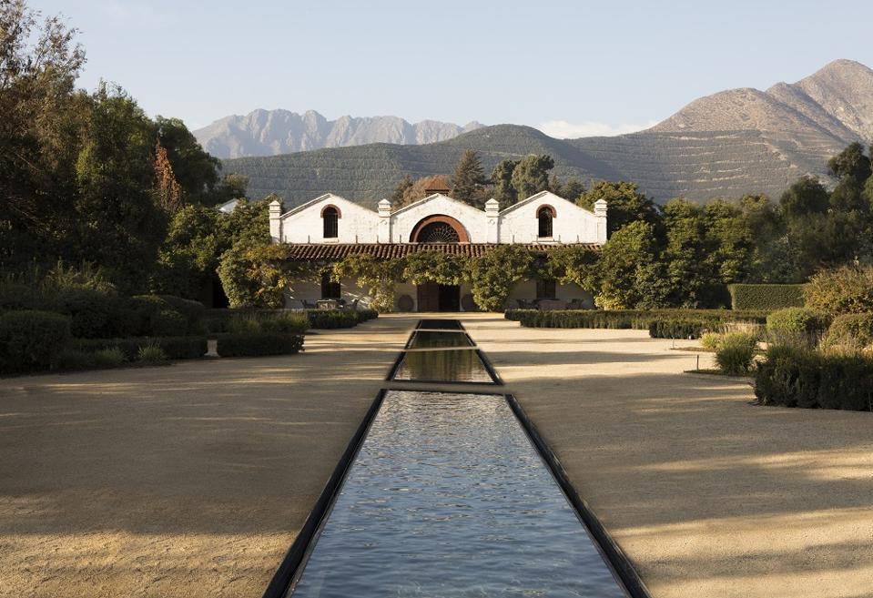 Errazuriz historic winery in Chile.