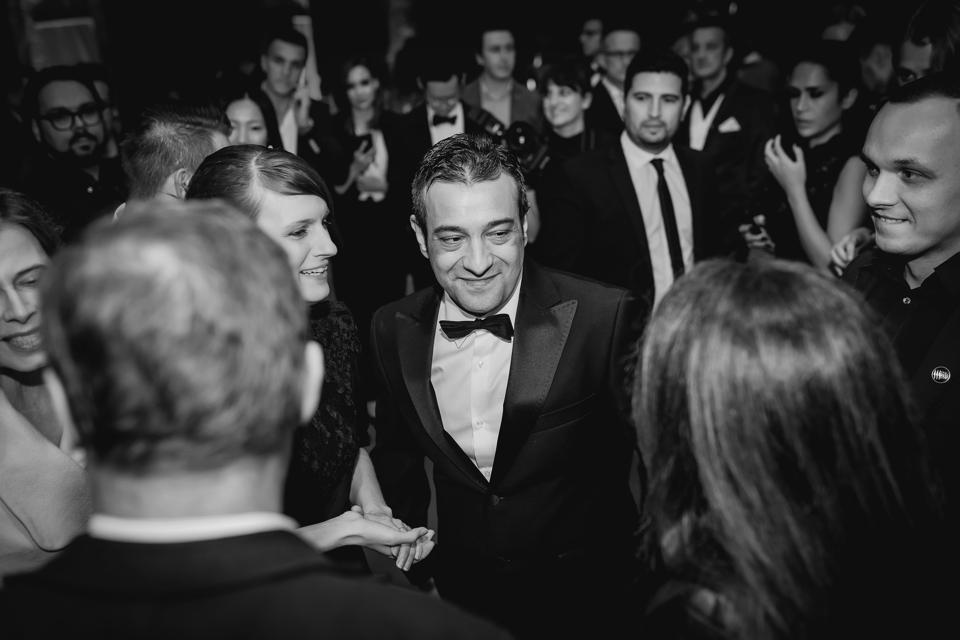 Best Chef Awards founders Cristian Gadau and Joanna Slusarczyk attend the awards
