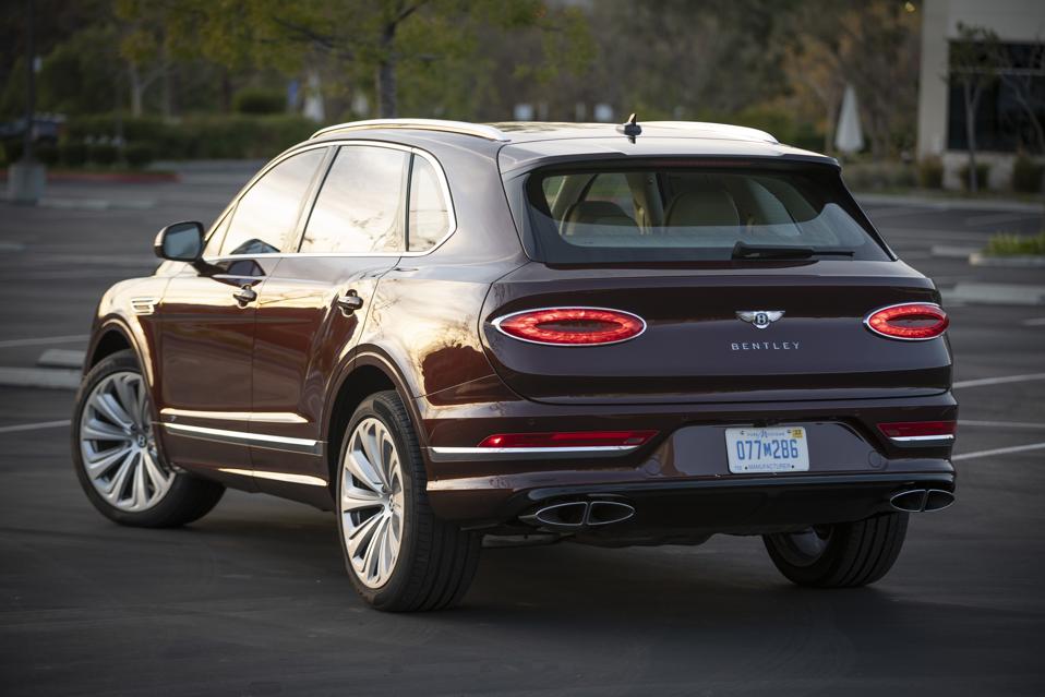 2021 Bentley Bentayga rear end
