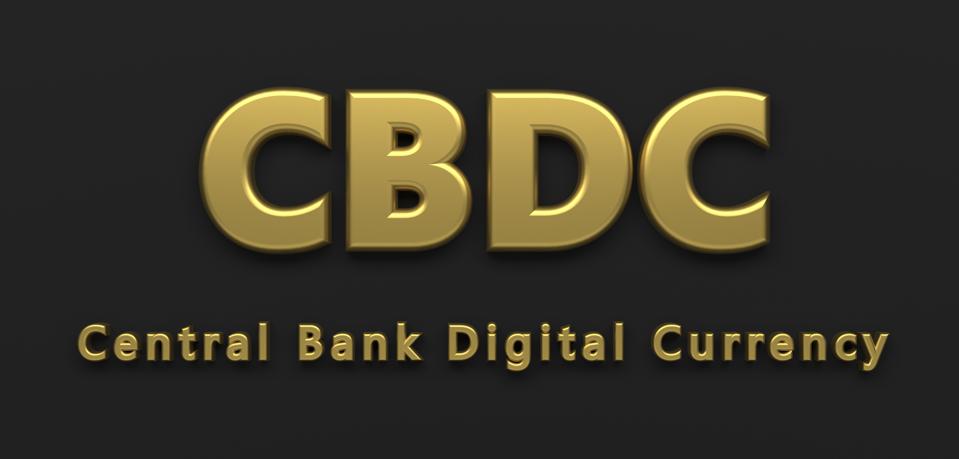 symbol of central bank digital currency CBDC