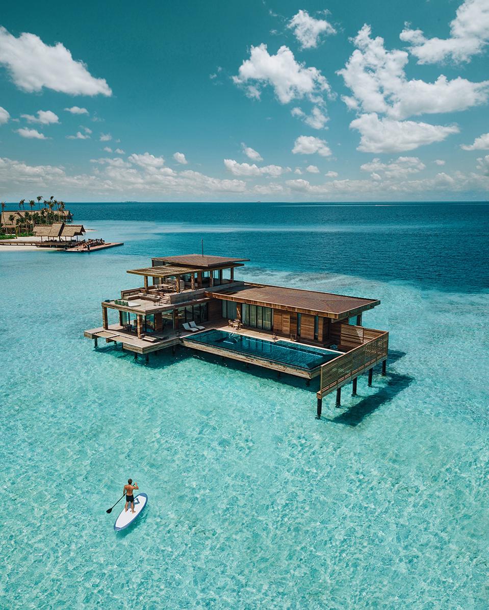 Overwater villa