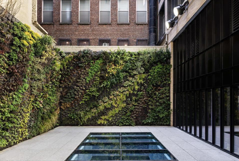 Le jardin vertical conçu par le botaniste français Patrick Blanc.