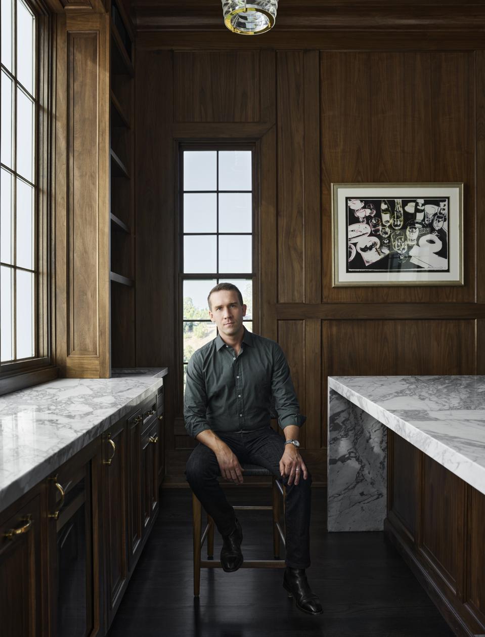 interior designer travis grimm hidden hills bar room