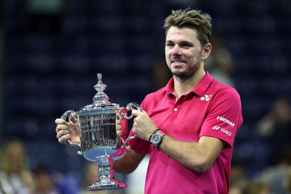 Stan Wawrinka Wins 2016 US Open Wearing Pink Audemars Piguet Royal Oak