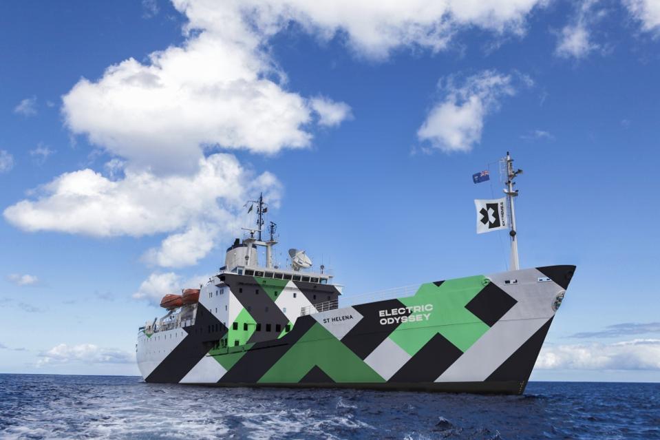 The Extreme E's St Helena may be the coolest cargoship in the World