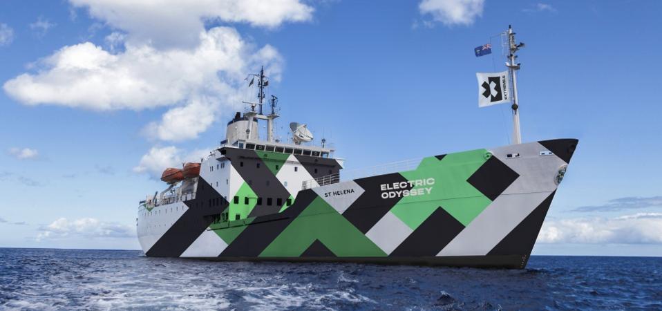 The Extreme E's St Helena may be the coolest cargoship in the World