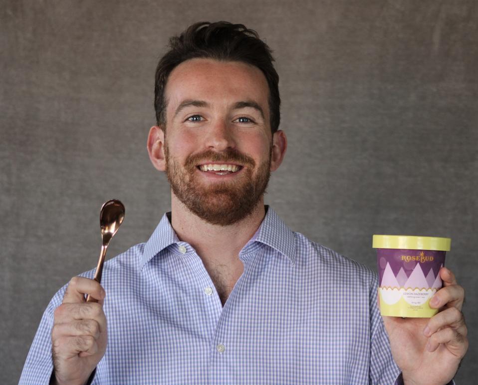 Sam Rose, founder of RoseBud Ice Cream