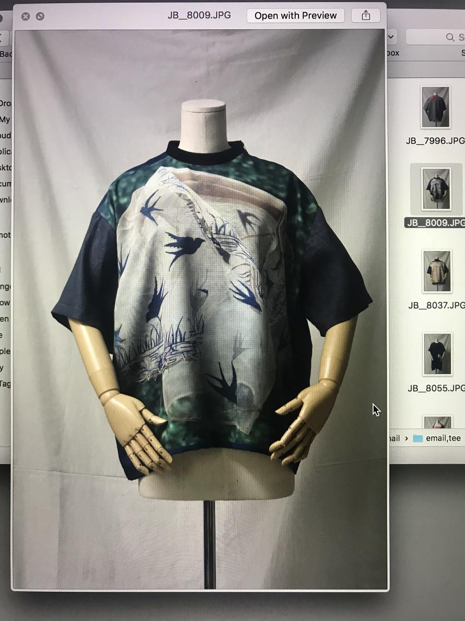 Top with digital prints by BITAGCOL