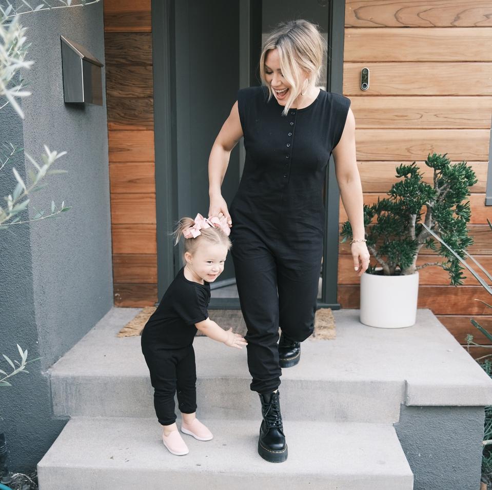 Hilary Duff and her daughter