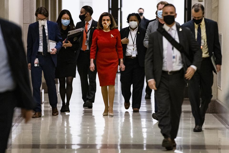 Speaker Pelosi Speaks To Media In Weekly News Conference
