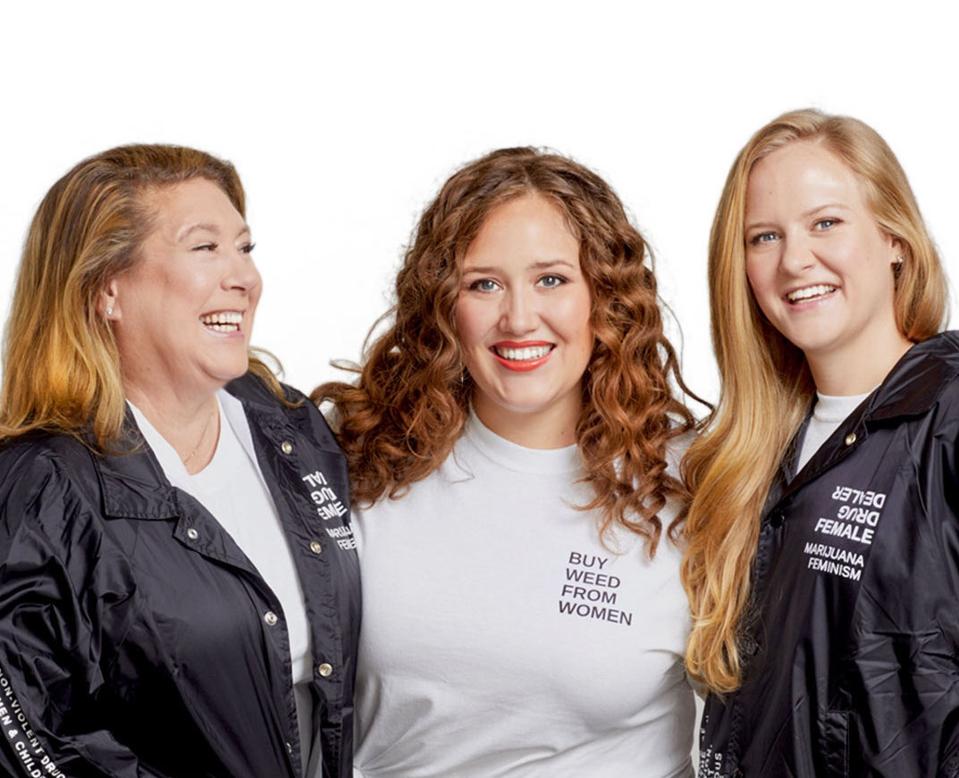 Pictured left to right: Amy Peckham, CEO, Keeley Peckham, chief horticultural officer and Hillary Peckham, chief operations officer