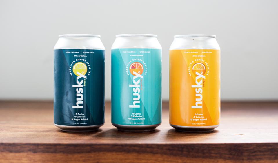canned beverages from Husky