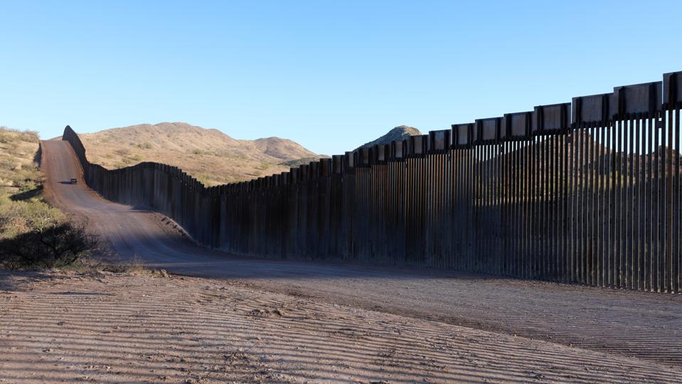 Construction Of Border Wall Continues In Arizona