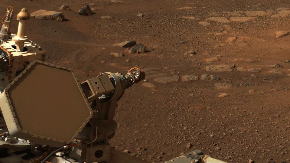 Perseverance panorama close-up