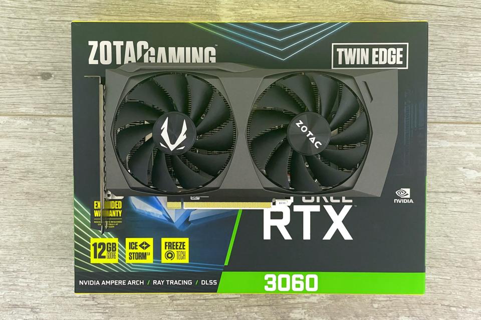 Zotac's RTX 3060 Twin Edge graphics card is one of many partner cards available in the absence of a Founders Edition model from Nvidia