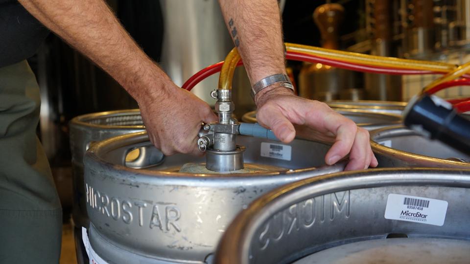 Keg of beer at Rebru