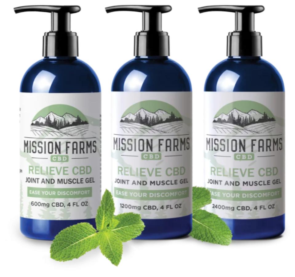 Mission Farms CBD Joint and Muscle Gel provide the one-two punch of quick comfort from the icy-hot sensation followed by a lasting reduction in discomfort and inflammation from our full-spectrum CBD.