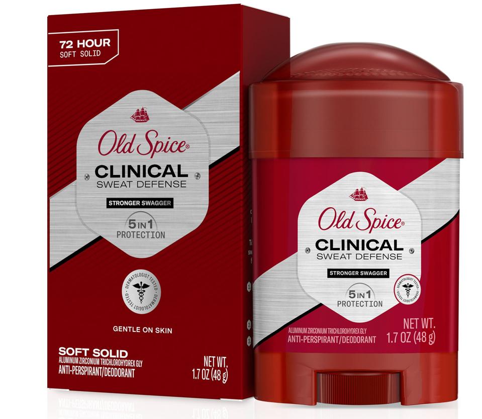 The All-New Old Spice Clinical Sweat Defense