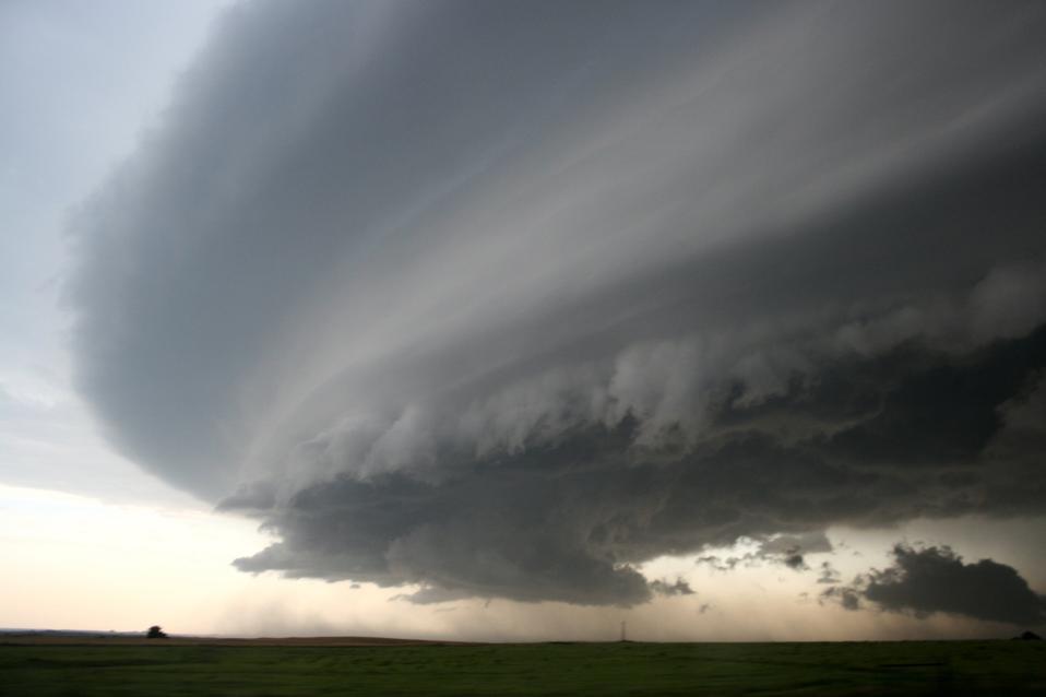 Super cell thunderstorm Oklahoma, USA 2008