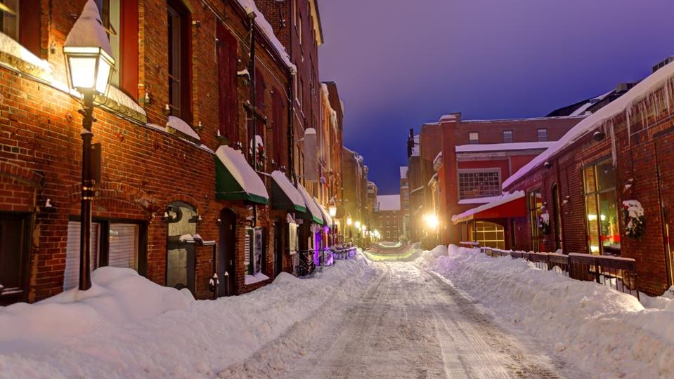 Winter in Portland, Maine