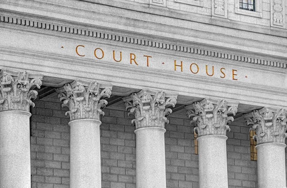 inscription on the courthouse
