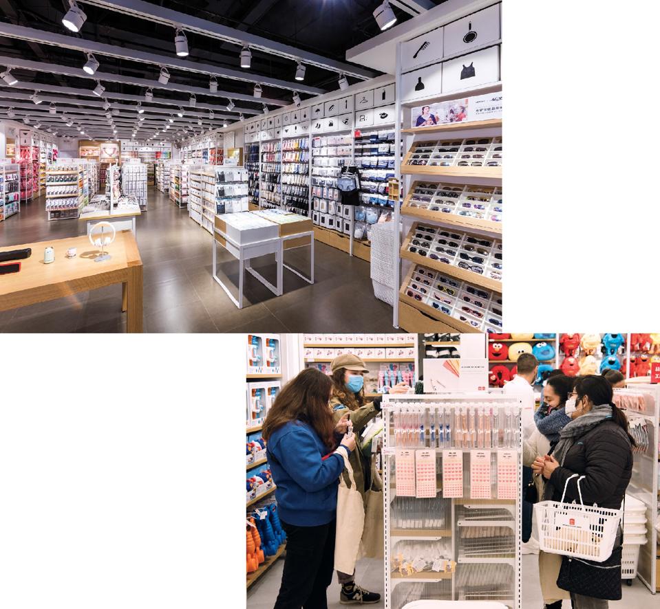 Miniso outlets in China