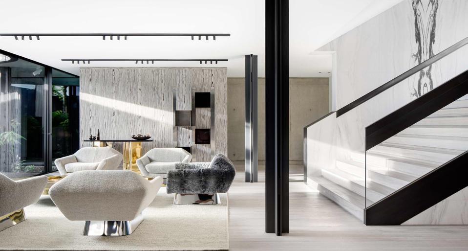 villa courbe modern mansion switzerland geneva lake saota