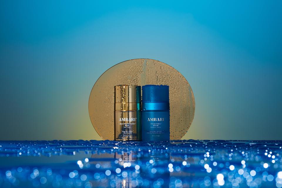 The Ambari PM Active12 Serum and Ambari Gold Profection22 Mask