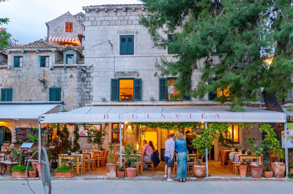 A picturesque street in Cavtat - Konavle Croatia