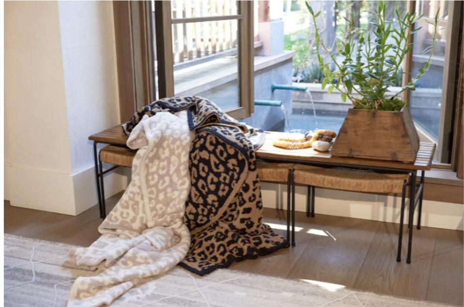 The Barefoot Dreams CozyChic Barefoot In The Wild Throw Is The Softest