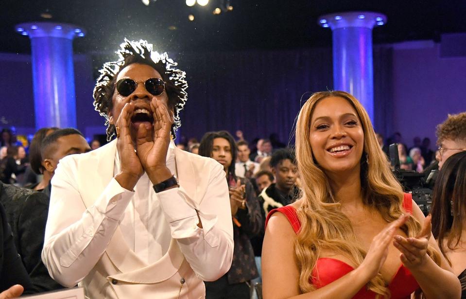 Beyoncé and Jay-Z attend the Grammy Salute to Industry Icons in January 2020.