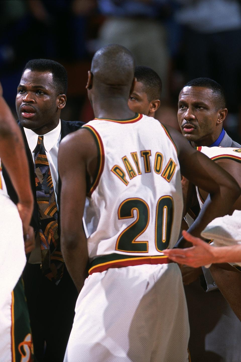 Nate McMillan/Rashard Lewis #7/Gary Payton #20