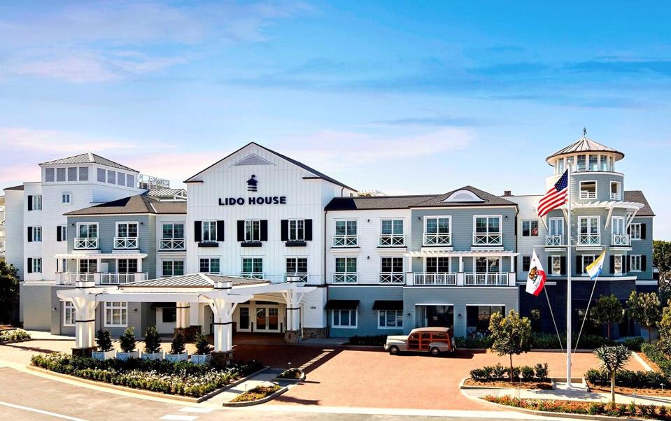 Lido House, an Autograph Collection property in downtown Newport Beach, California, was developed and built by R. D. Olson Development and is managed by Marriott.