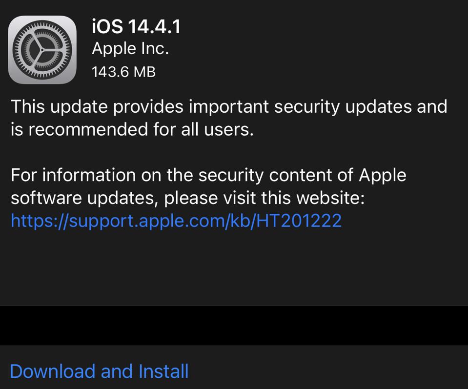 The latest iOS update is here, but it might not be the one you're waiting for. It's iOS 14.4.1.