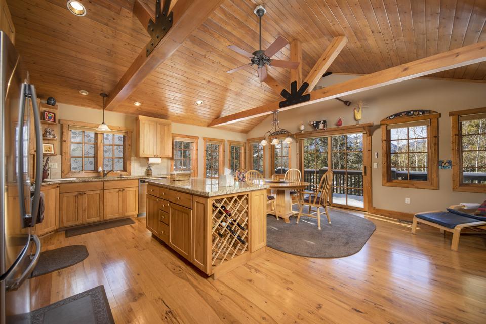 kitchen inside frisco, colorado home at 555 Water Dance Drive