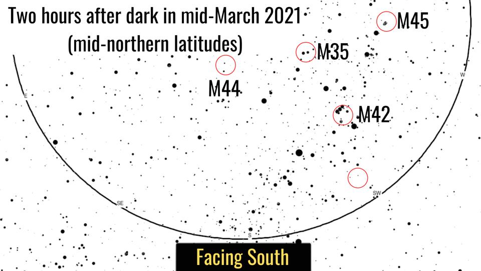 How to find four ″Messier″ objects this week.