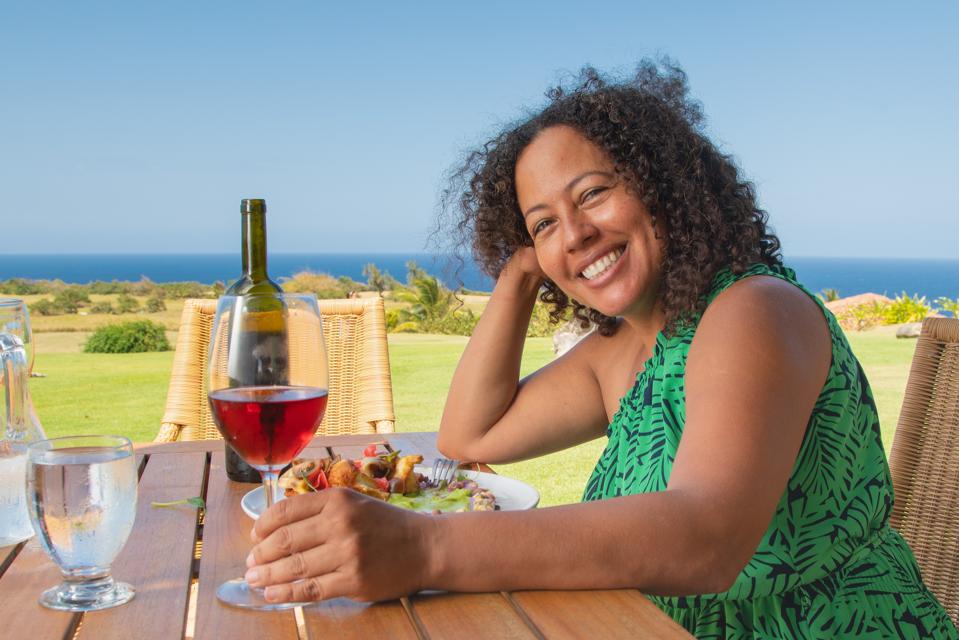 Frances Gonzales, the founder of Vegan Wines.