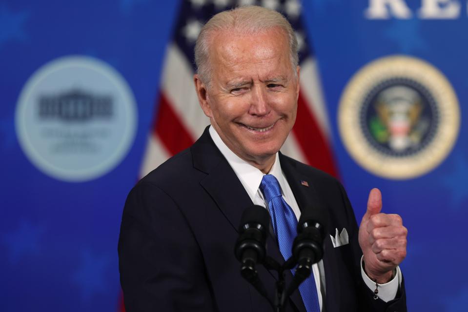 President Biden Hosts Event With Johnson & Johnson And Merck CEOs
