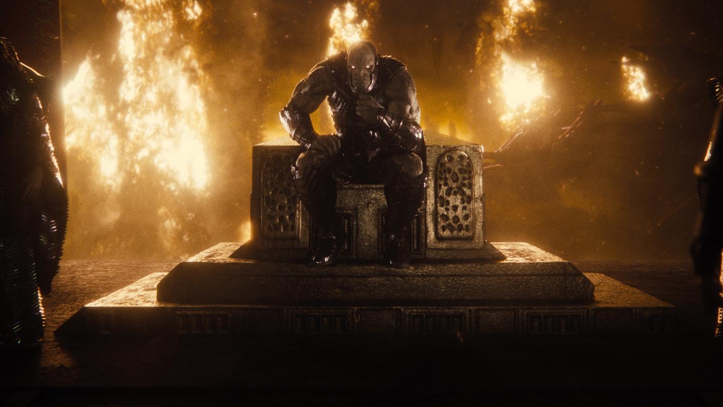 Darkseid partakes in a fireside chat in Zack Snyder's 'Justice League'