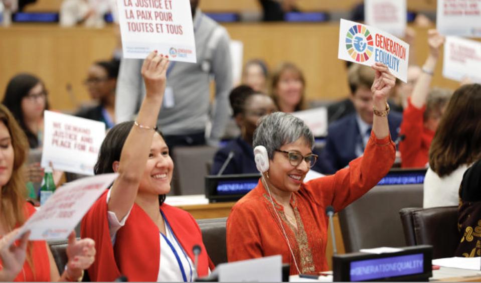 Lopa Banerjee, (far right)