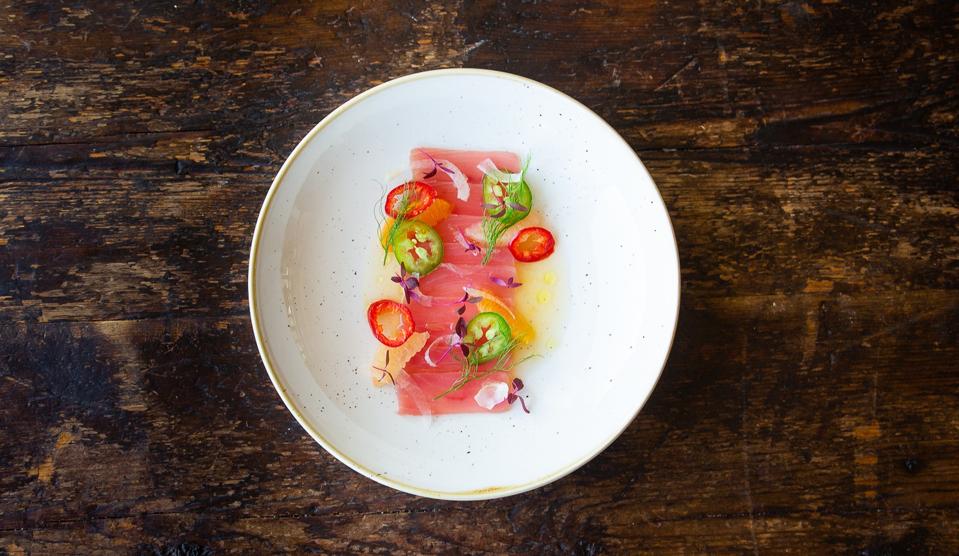 Southwestern Tuna Crudo