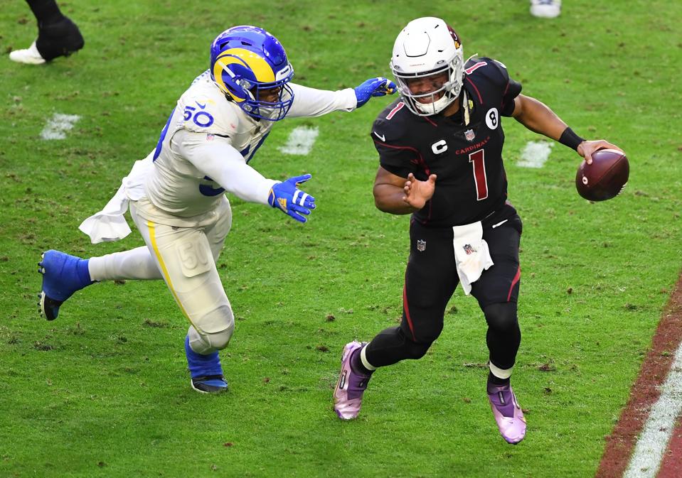 Rams pass rusher Samson Ebukam against the Cardinals.
