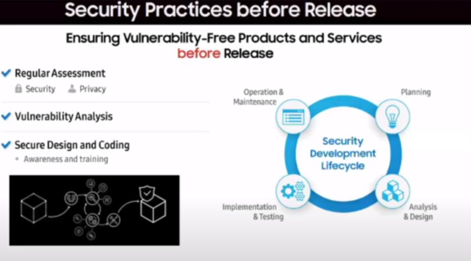 Security Practices before Release