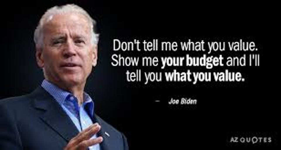 President Joe Biden on how a budget shows our values