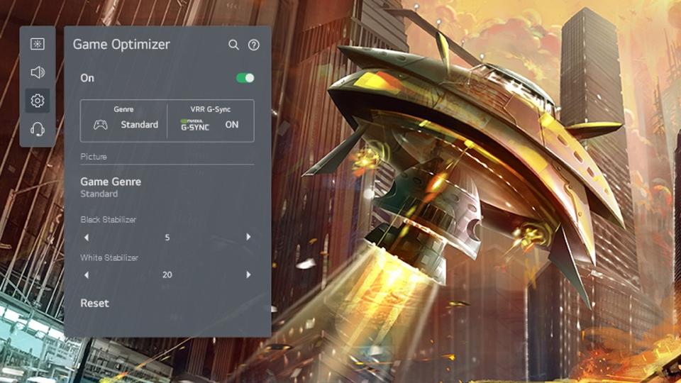 LG OLED65G1 Game Optimizer