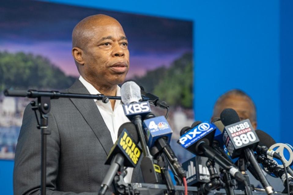 Brooklyn Borough President, New York City Mayoral candidate Eric Adams.(Photo by David Dee Delgado/Getty Images)