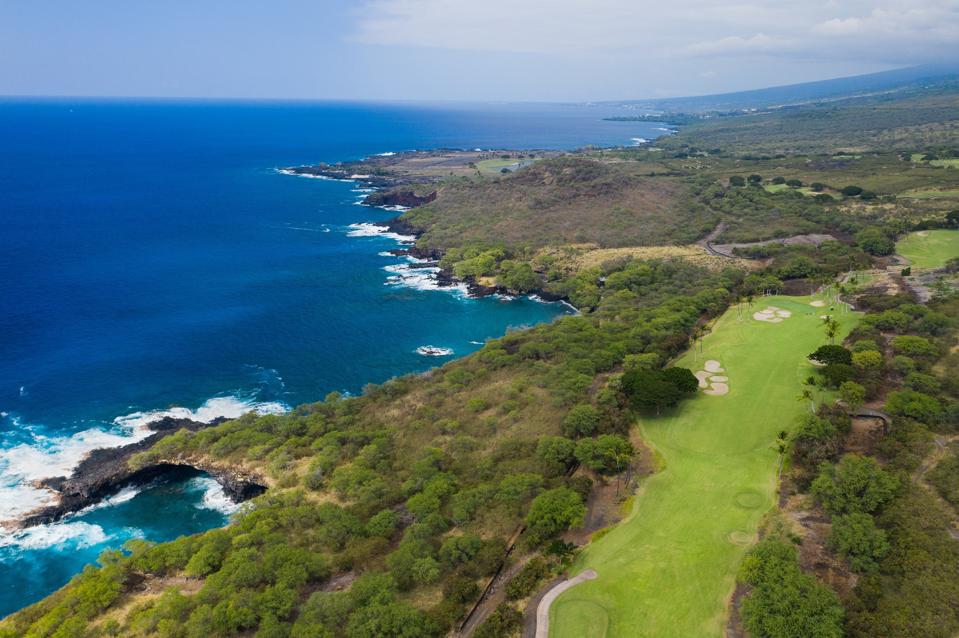 jack nicklaus golf course at Hokuli’a on big island hawaii kona coast