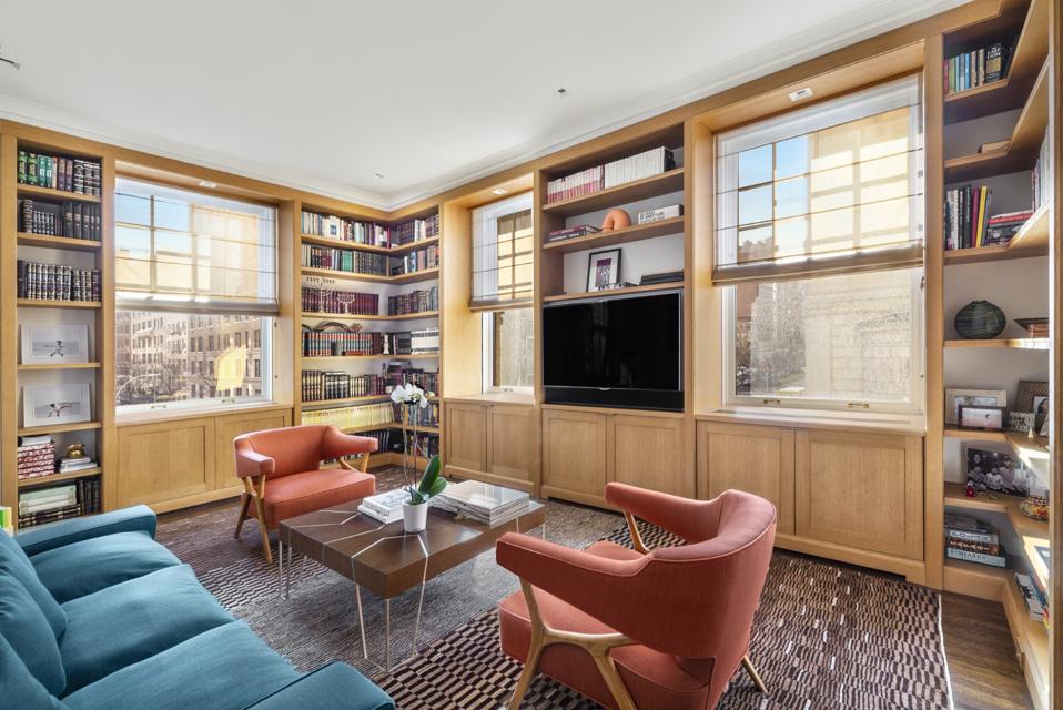 library at 1000 park avenue apt 2a manhattan upper east side co-op nyc