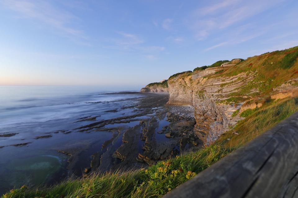 Cliffs at Saint-Jean-de-Luz, France