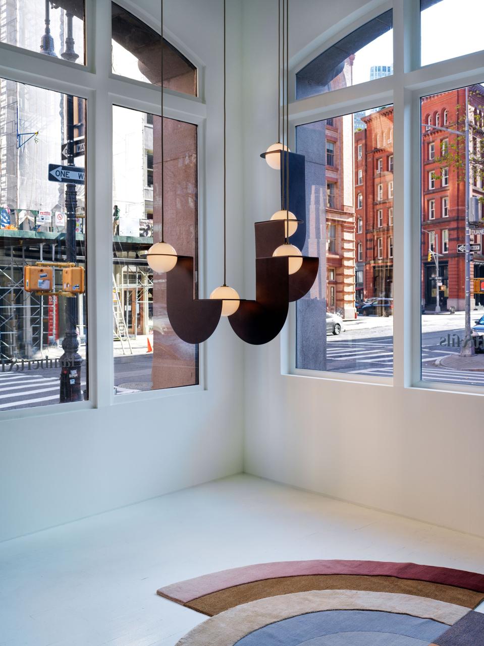 Lambert & Fils is debuting their groundbreaking Atelier collection of large-scale objects and lighting in the space.